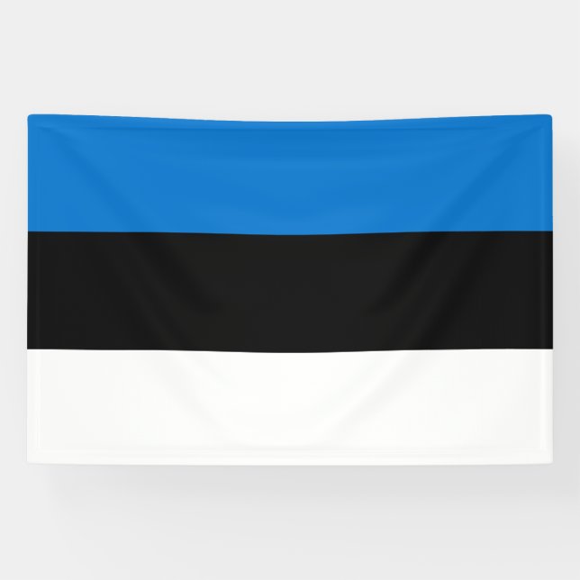 Estonia Flag Banner (Horizontal)