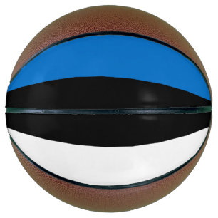 Estonia flag basketball