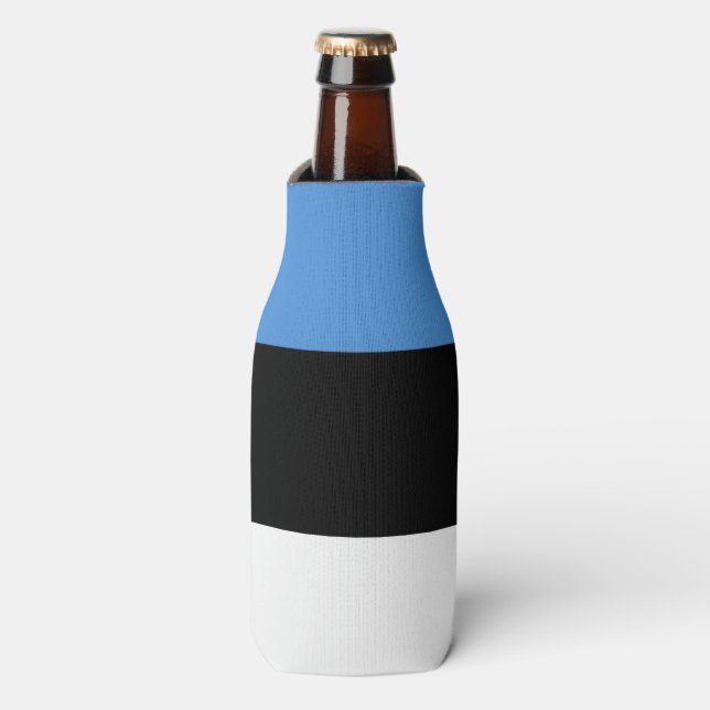 Estonia Flag Bottle Cooler (Bottle Front)