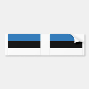 Estonia Flag Bumper Sticker