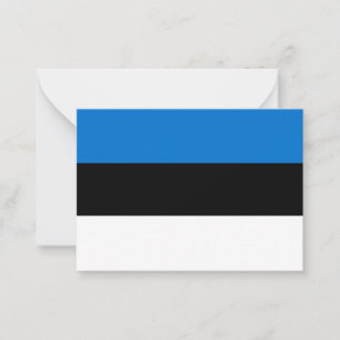 Estonia flag card