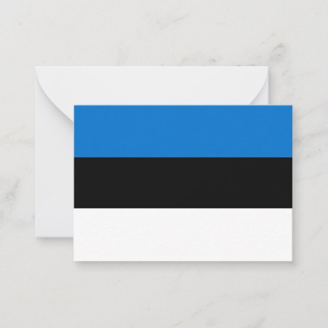 Estonia flag card (Front)