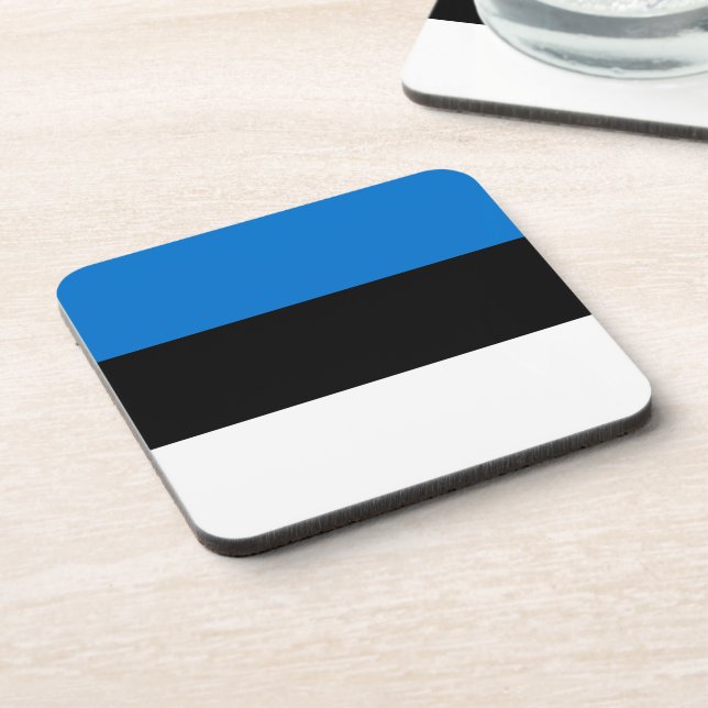 Estonia flag coaster (Left Side)