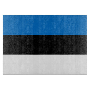 Estonia flag cutting board