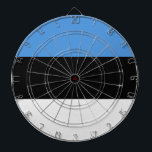 Estonia Flag Dartboard<br><div class="desc">Estonia Flag</div>