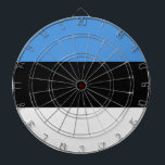 Estonia Flag Dartboard<br><div class="desc">Estonia Flag</div>