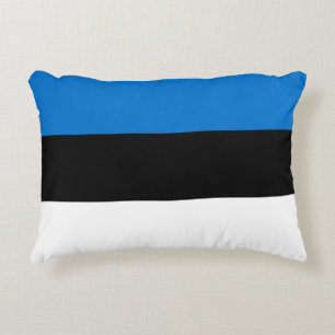 Estonia flag decorative cushion