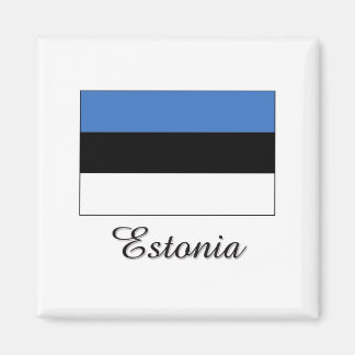 Estonia Flag Design Magnet