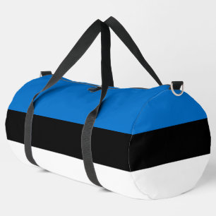 Estonia flag duffle bag