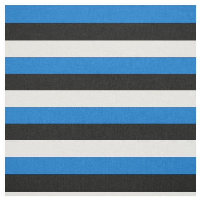 Estonia Flag Fabric (Swatch)