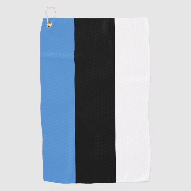 Estonia Flag Golf Towel (Front)