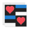 Estonia Flag Heart Pattern Fun Patriotic Estonian