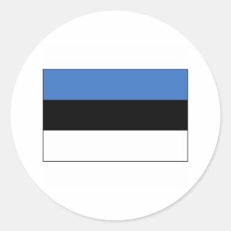Estonia FLAG International Classic Round Sticker