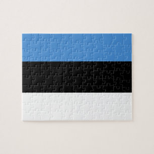 Estonia Flag Jigsaw Puzzle