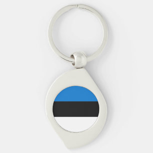 Estonia Flag Key Ring