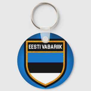 Estonia Flag Key Ring