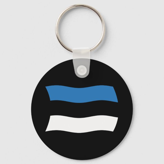 Estonia Flag Keychain (Front)