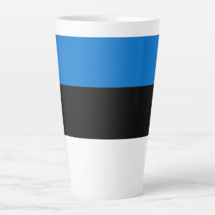 Estonia flag latte mug