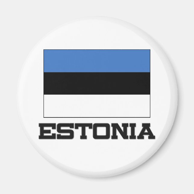 Estonia Flag Magnet (Front)