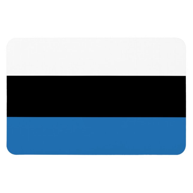 Estonia Flag Magnet (Horizontal)