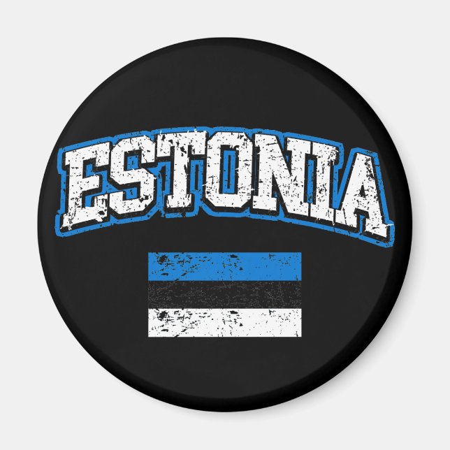 Estonia Flag Magnet (Front)