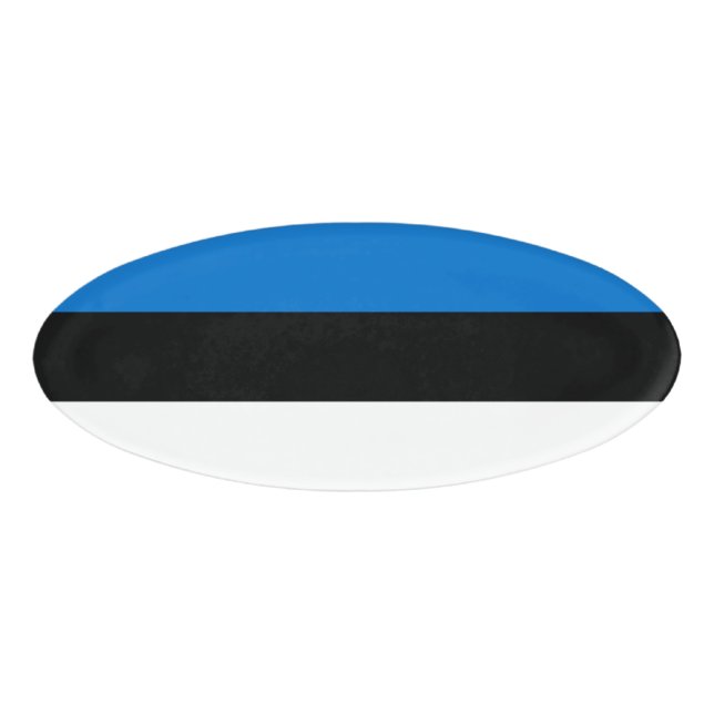 Estonia flag name tag (Front)