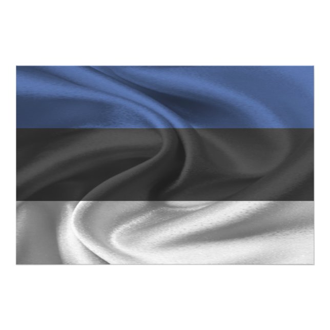 Estonia Flag Photo Print (Front)