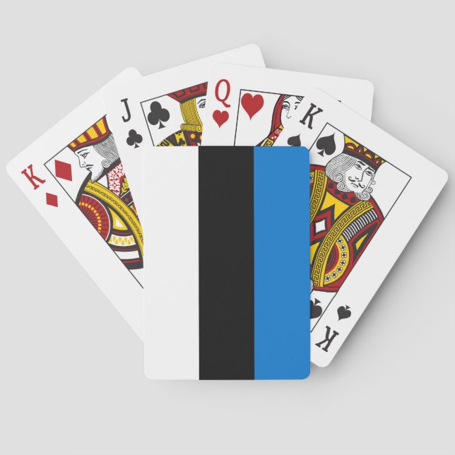 Estonia Flag Playing Cards (Back)