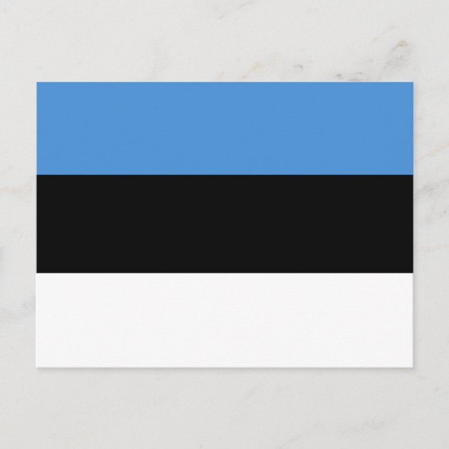 Estonia Flag Postcard (Front)