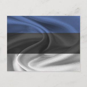 Estonia Flag Postcard