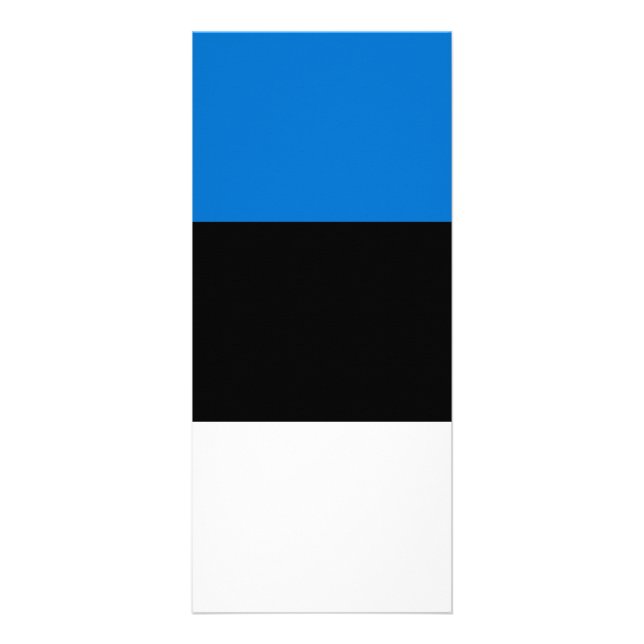 Estonia flag rack card (Front)