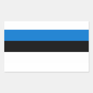 Estonia Flag Rectangular Sticker