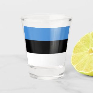 Estonia Flag Shot Glass