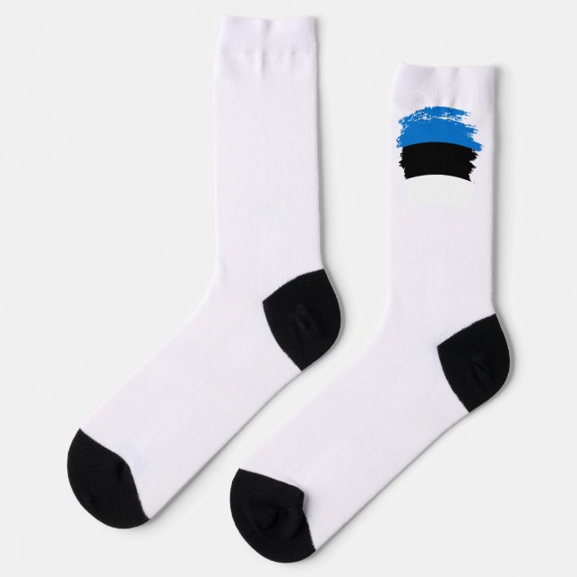 Estonia flag socks (Left)