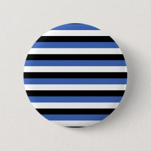 estonia flag stripes country symbol pattern lines  6 cm round badge