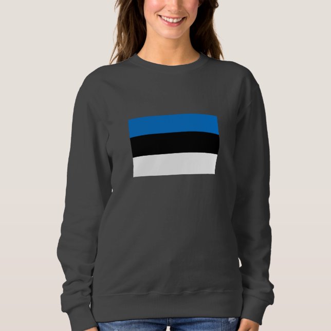 Estonia Flag Sweatshirt (Front)