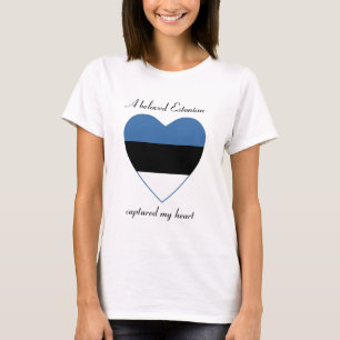 Estonia Flag Sweetheart T-Shirt