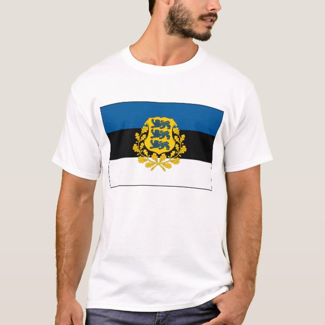 Estonia Flag T-shirt (Front)