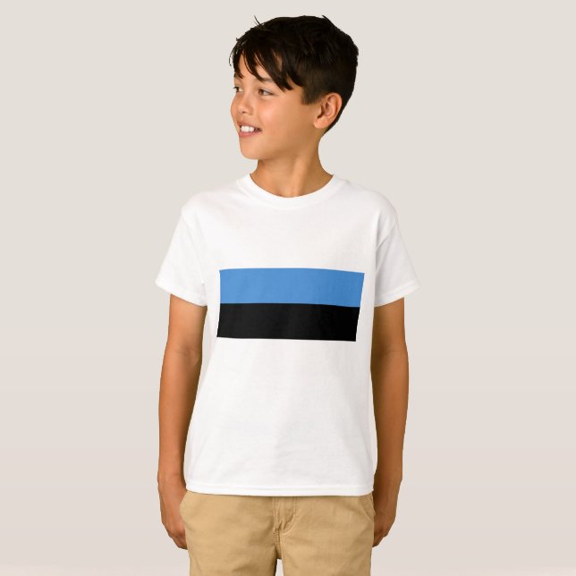 Estonia Flag T-Shirt (Front Full)