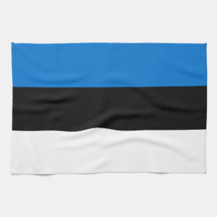 Estonia flag tea towel