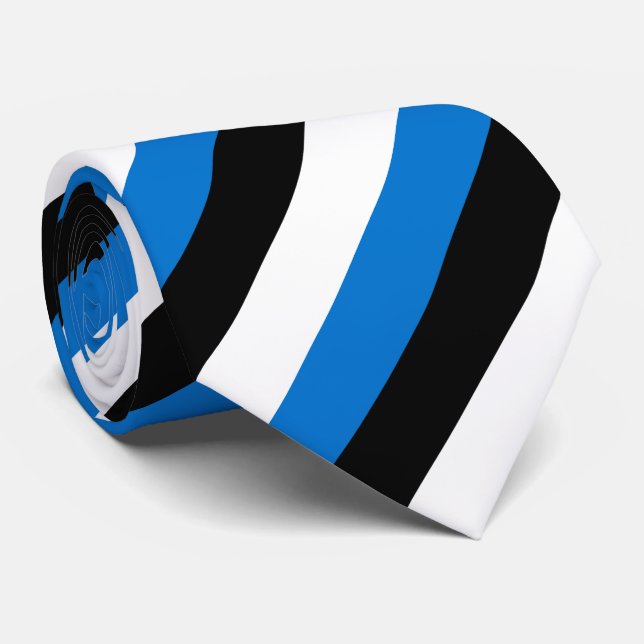 Estonia Flag Tie (Rolled)
