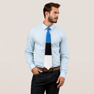 Estonia flag tie