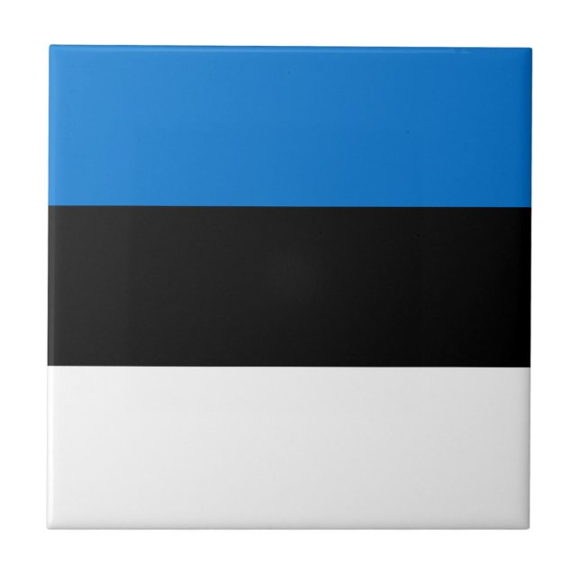 Estonia Flag Tile (Front)
