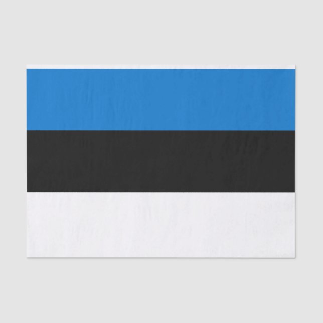 Estonia Flag Tissue Paper (Front)