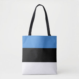 Estonia Flag Tote Bag