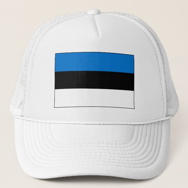 Estonia Flag Trucker Hat (Front)