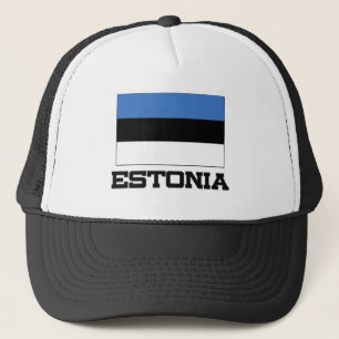 Estonia Flag Trucker Hat