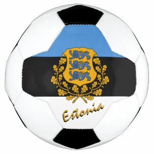 Estonia Football & Estonian Flag / Sports