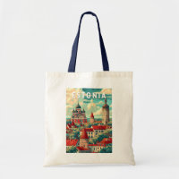 Estonia Illustration Travel Art Vintage