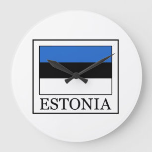 Estonia Large Clock